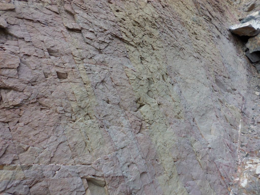 More patterns on the walls.  Purple and green seemed to be dominant: