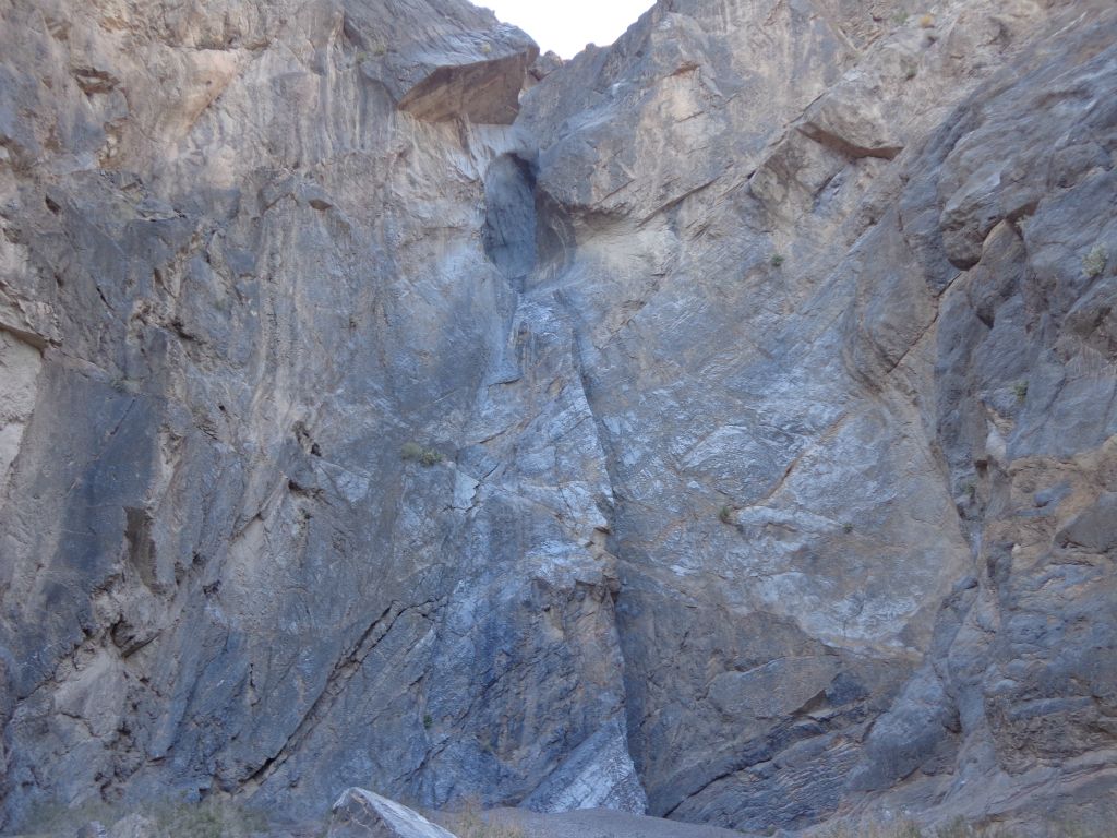 It is about 80 feet tall with a beautiful circular shape in the rock at the top above the falls: