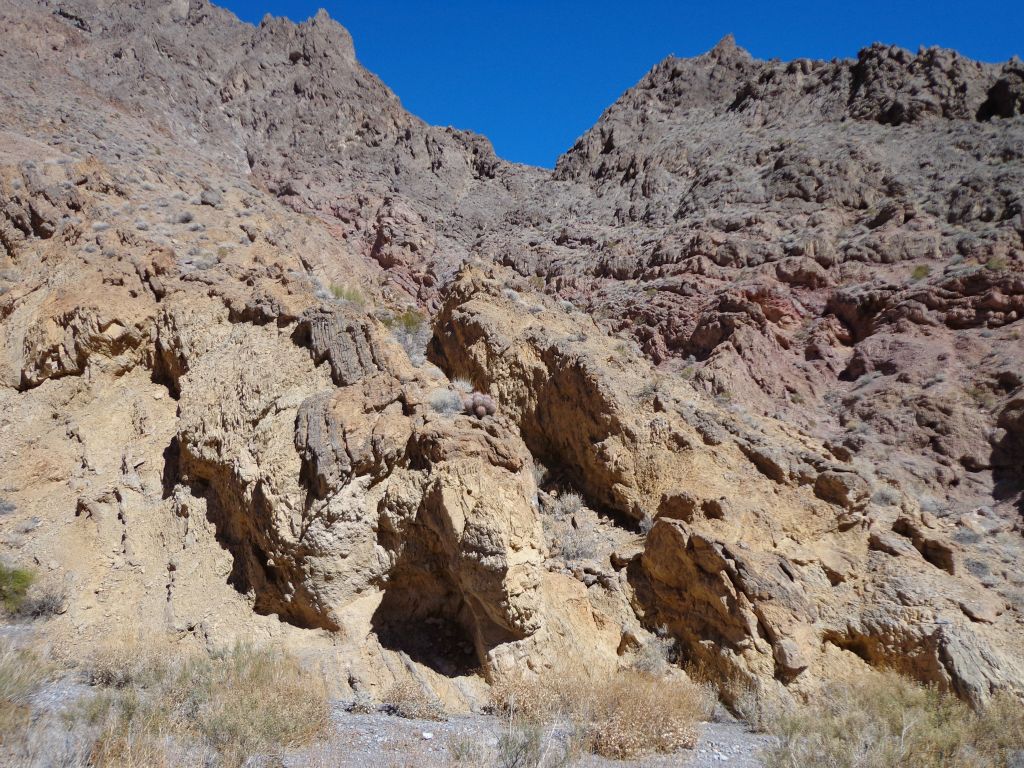 Here is an example.  Notice the sections of orange and red rocks: