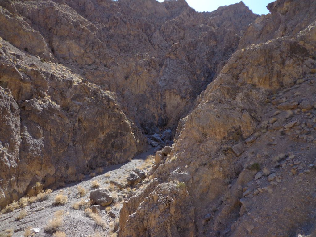Here was the best view we had looking farther up the canyon.  Forbidden Canyon had forbidden us from going any further.  And it was too bad, because it appeared that the best narrows were just ahead.  But safety always comes first:
