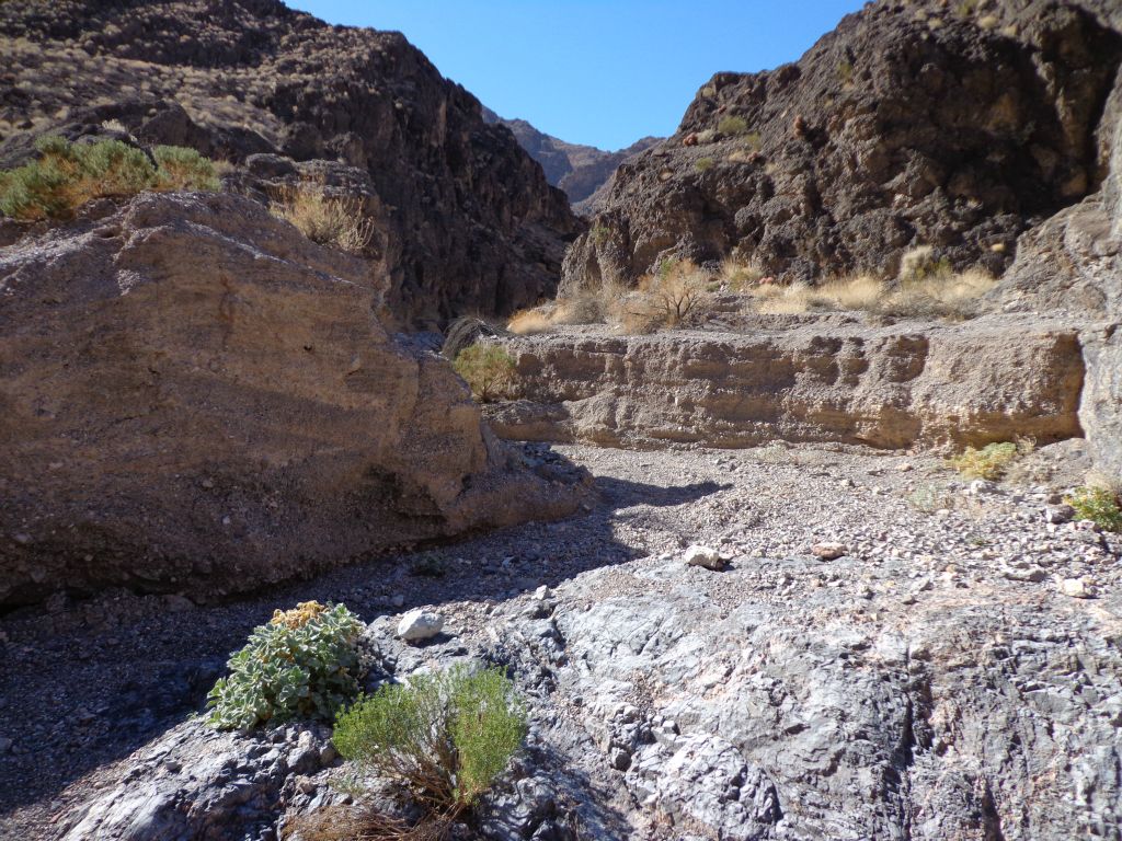A while later, we arrived back at the 1st side canyon.  It was time to explore it:
