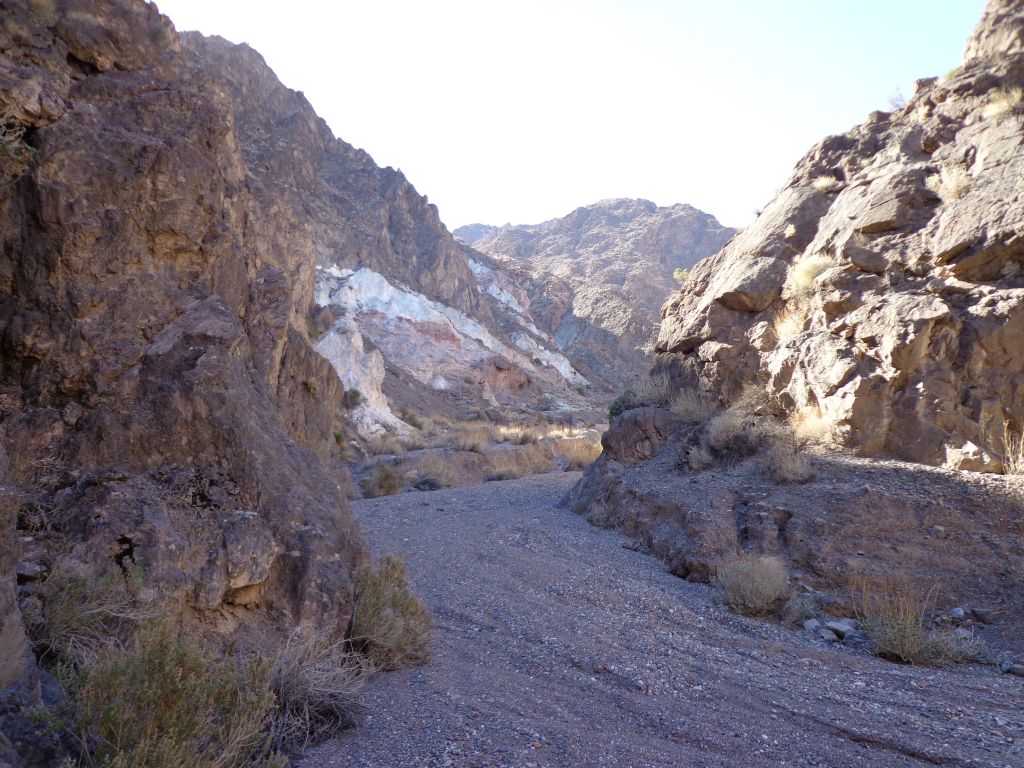 It looked like we were approaching some colorful hillsides ahead: