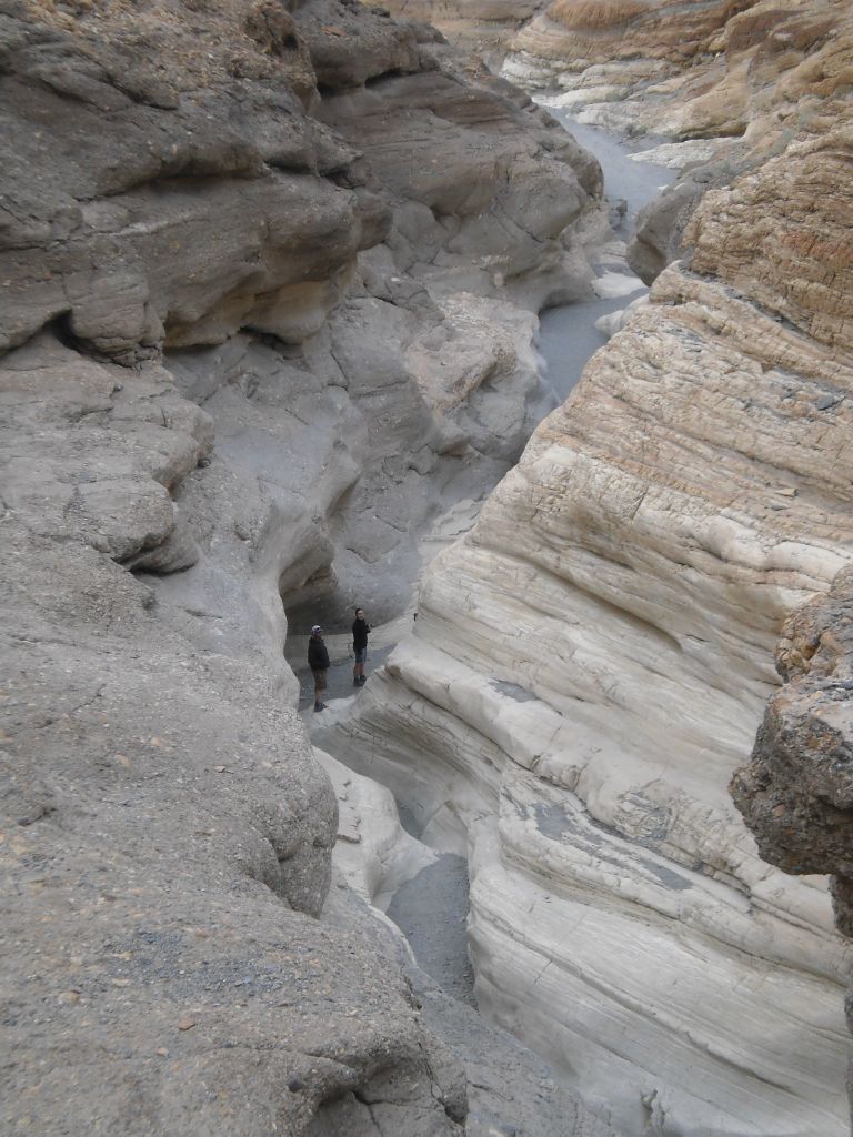 A couple of our hikers down below providing scale for the 1st Narrows: