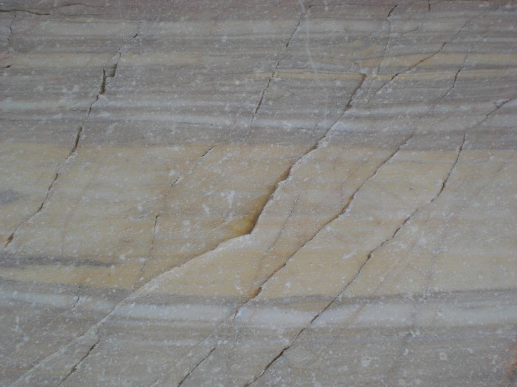 I love the mosaic patterns found throughout the canyon.  Notice how you can find different colors and bands or stripes:
