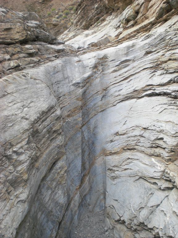 Here is a minor dry fall which is beautiful but may prove to be challenging for some hikers not used to doing basic climbs: