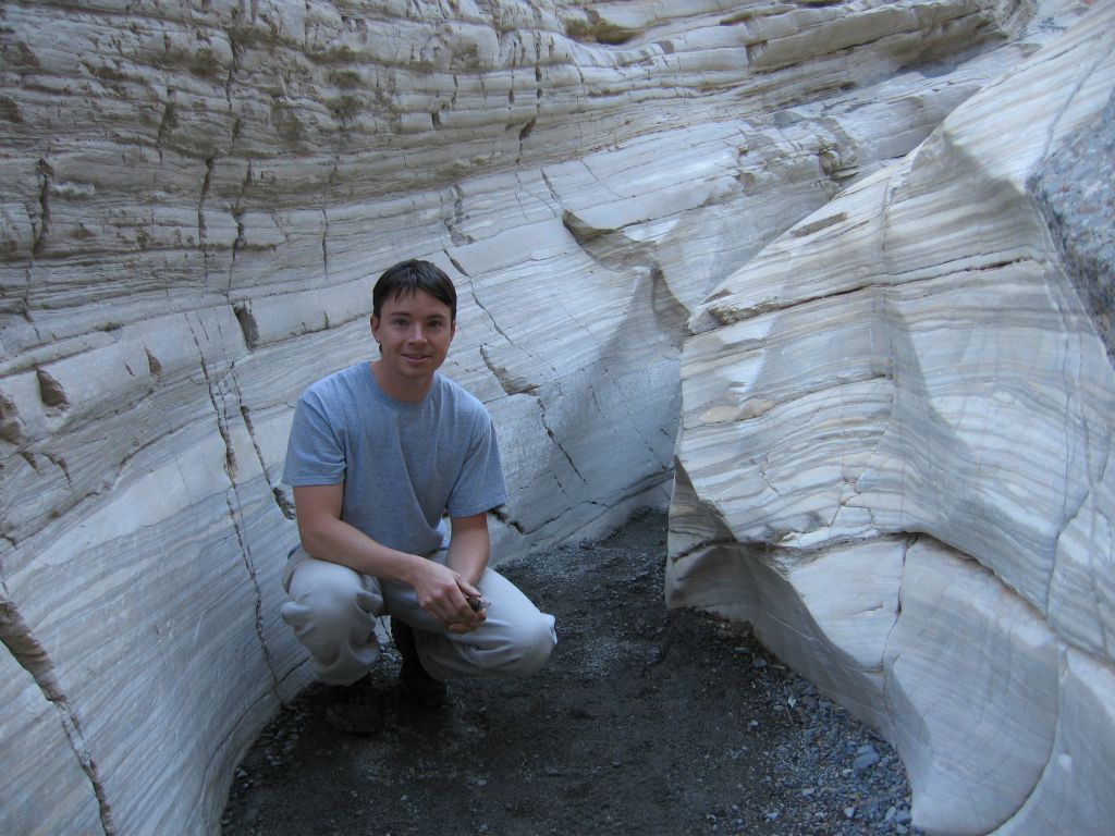 Jered getting his picture taken at this location:
