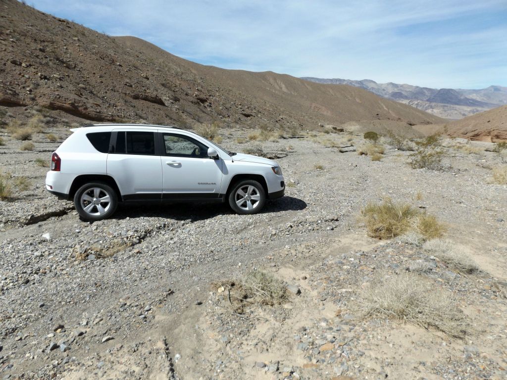 This was where I parked, just slightly off of Tucki Mine Road so other vehicles could get by if necessary: