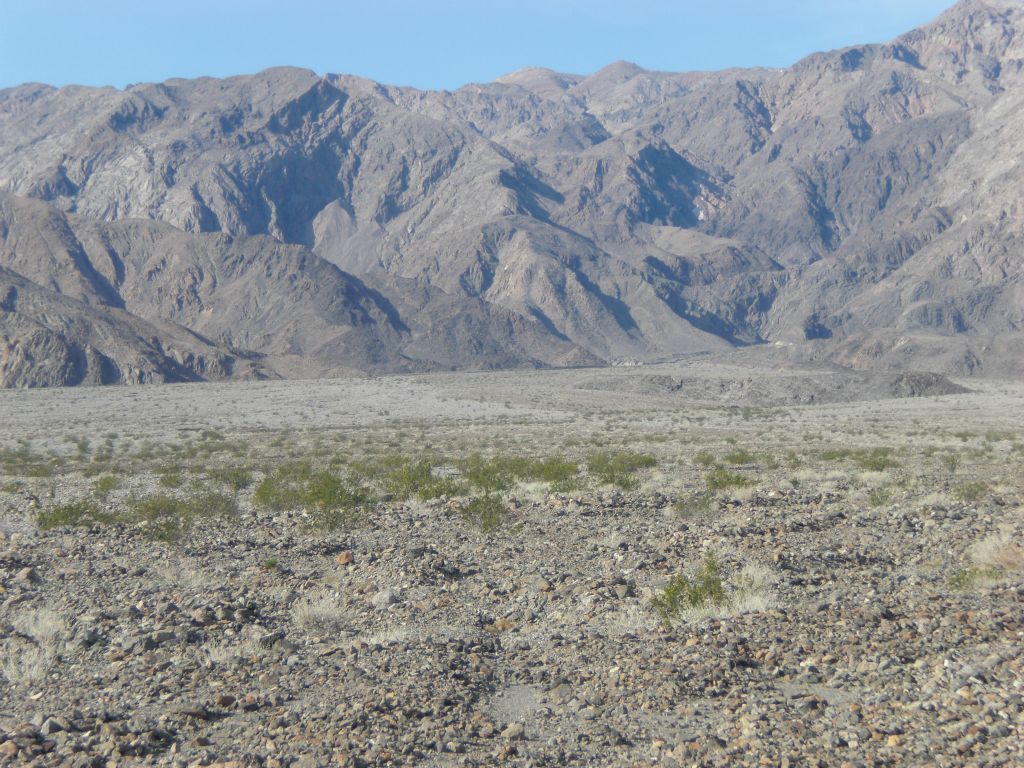 We next aimed for the small rock outcropping in the middle right of the picture: