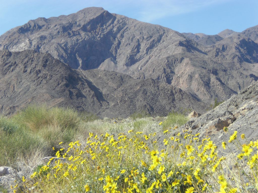 Once we reached the rock outcropping, we navigated around it to the left and were now getting very close to the canyon mouth: