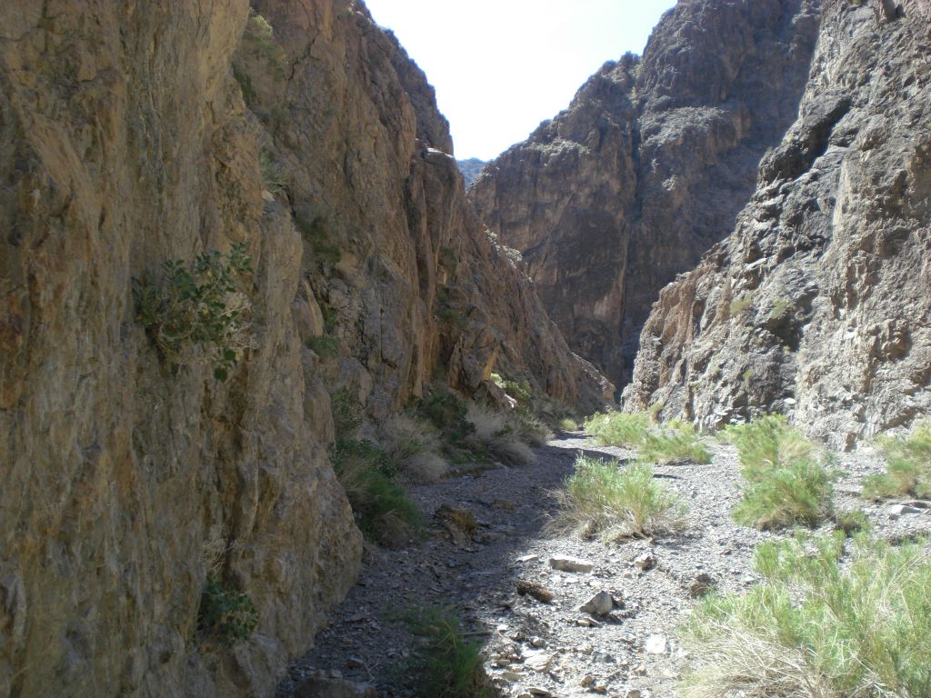 This is a rare stretch of narrows which goes for a while without twisting and turning: