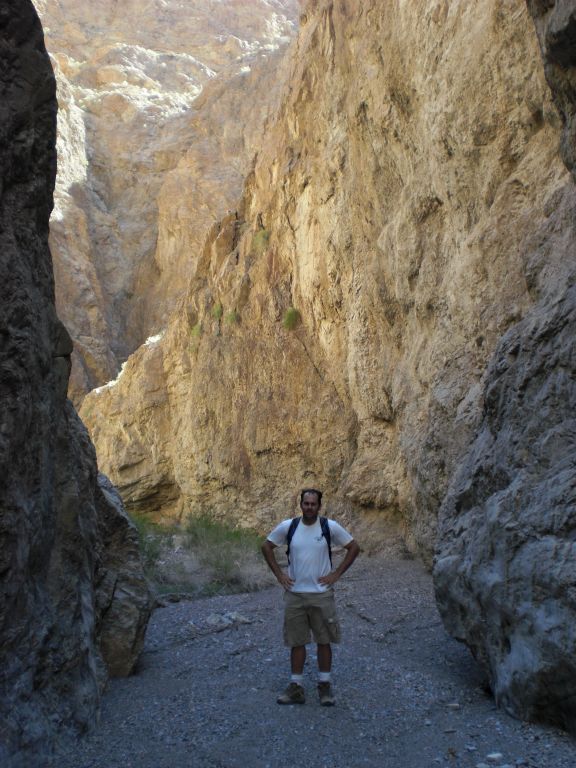 Steve in the 1st Narrows of Trellis Canyon: