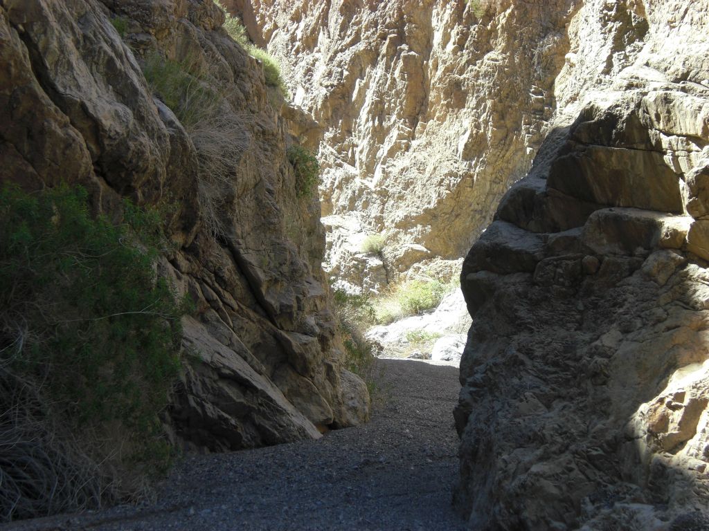 Sometimes there would only be 10 feet or less between the canyon walls: