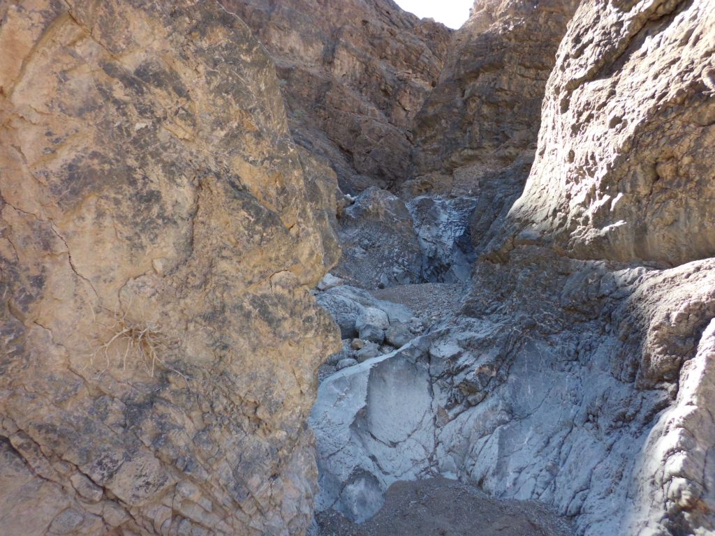 Back to back small polished dry falls we easily hiked up: