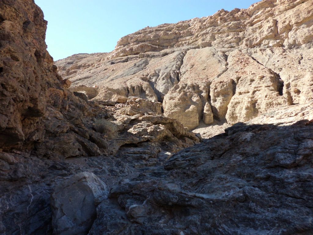 Check out the inaccessible slots that are visible in the distance up on the hillside: