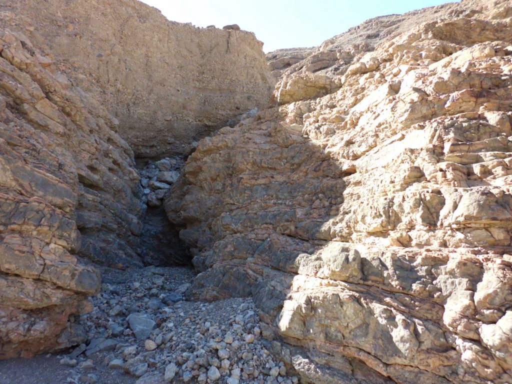 This is the turnoff for the 1st bypass.  It is on the west side of the canyon (to the right going up canyon or to the left going down canyon):