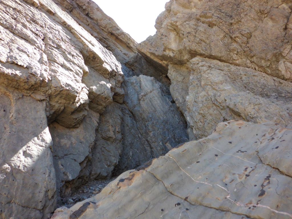 One more picture of the 22 foot dry fall before heading back down canyon: