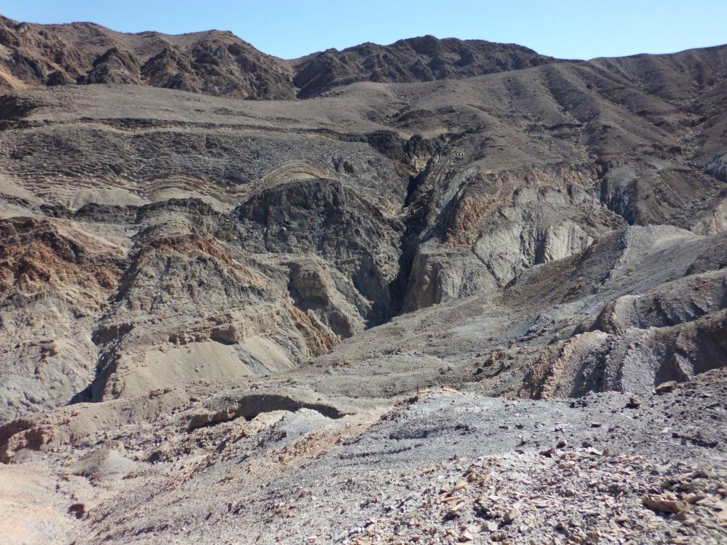 We could now see back down into the main canyon: