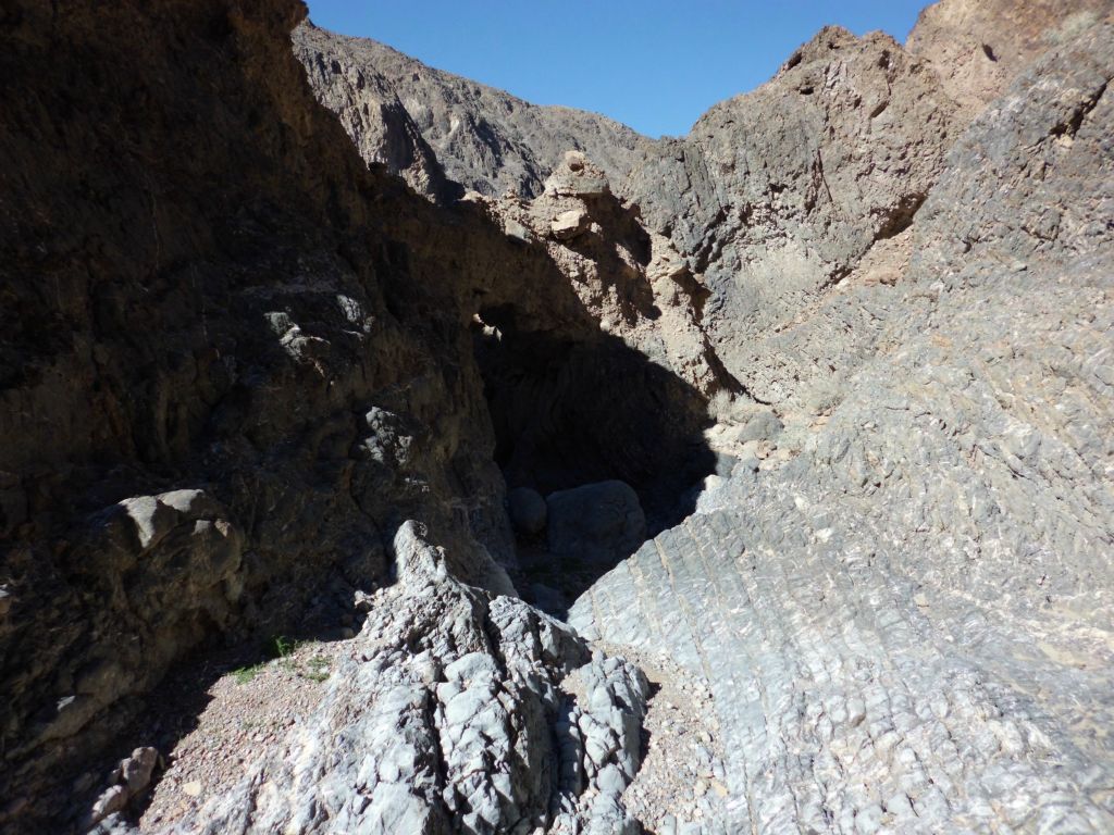 Our only fear was running into an impassable dry fall.  But there weren't any: