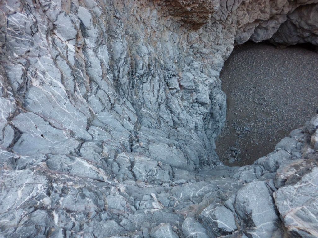 Time to move on.  This is the sloped dry fall which is very close to Tucki Bridge heading down canyon: