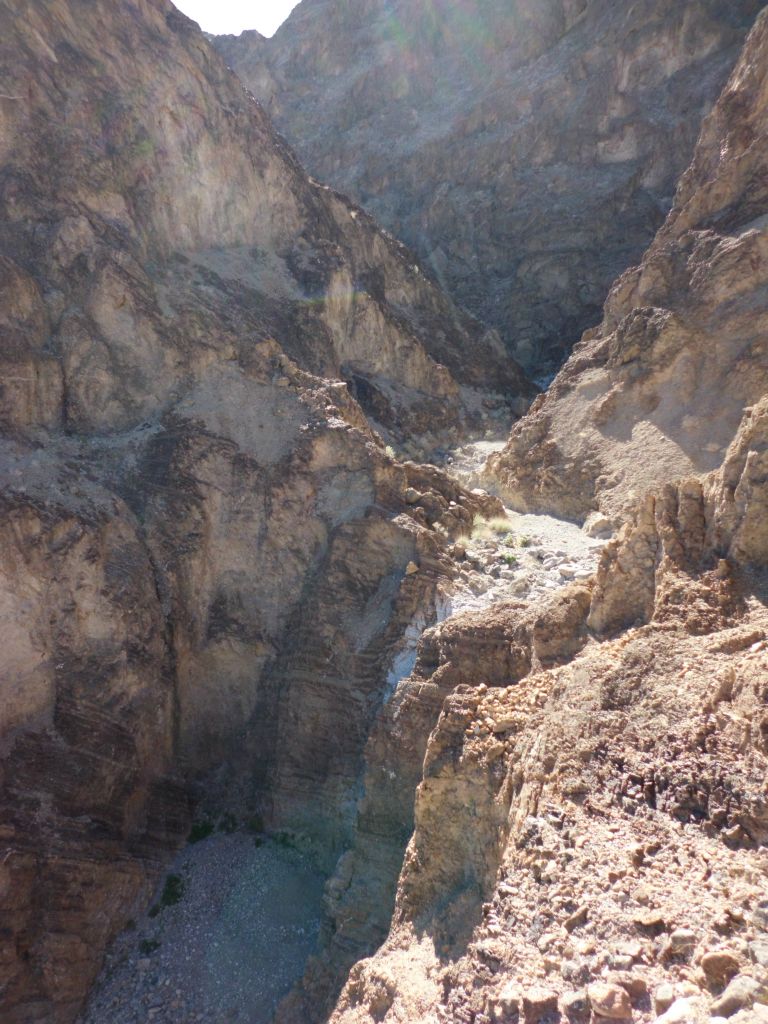 This was the view I had looking back at the 3rd major dry fall and beginning of the gorge: