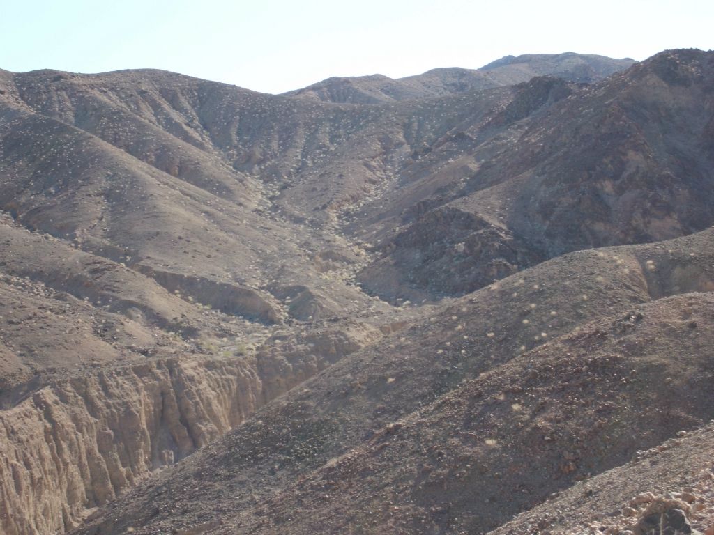 From here, we also had a nice view across the canyon to the other side and Bypass 2 Main, which heads up the gully in the middle and to the right.  This entire route with all these bypasses make this a very advanced hike not meant for casual hikers:
