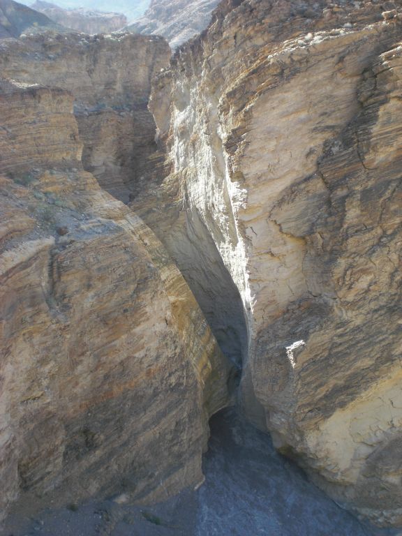 After this, I needed to backtrack and get back to the Mosaic Rim Trail which was high above the 3rd Narrows.  This picture was taken looking back down at the area I had just been exploring: