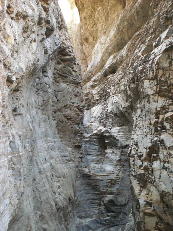 Climbing through positively beautiful slot narrows: