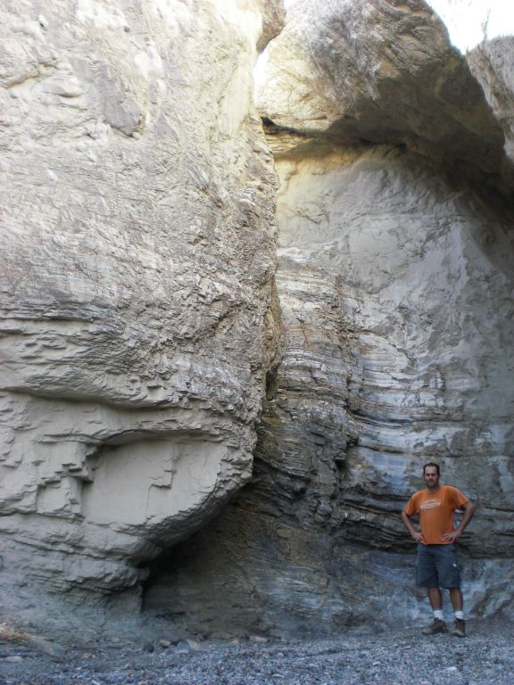 Steve at the farthest point he would make it to in the 4th Narrows: