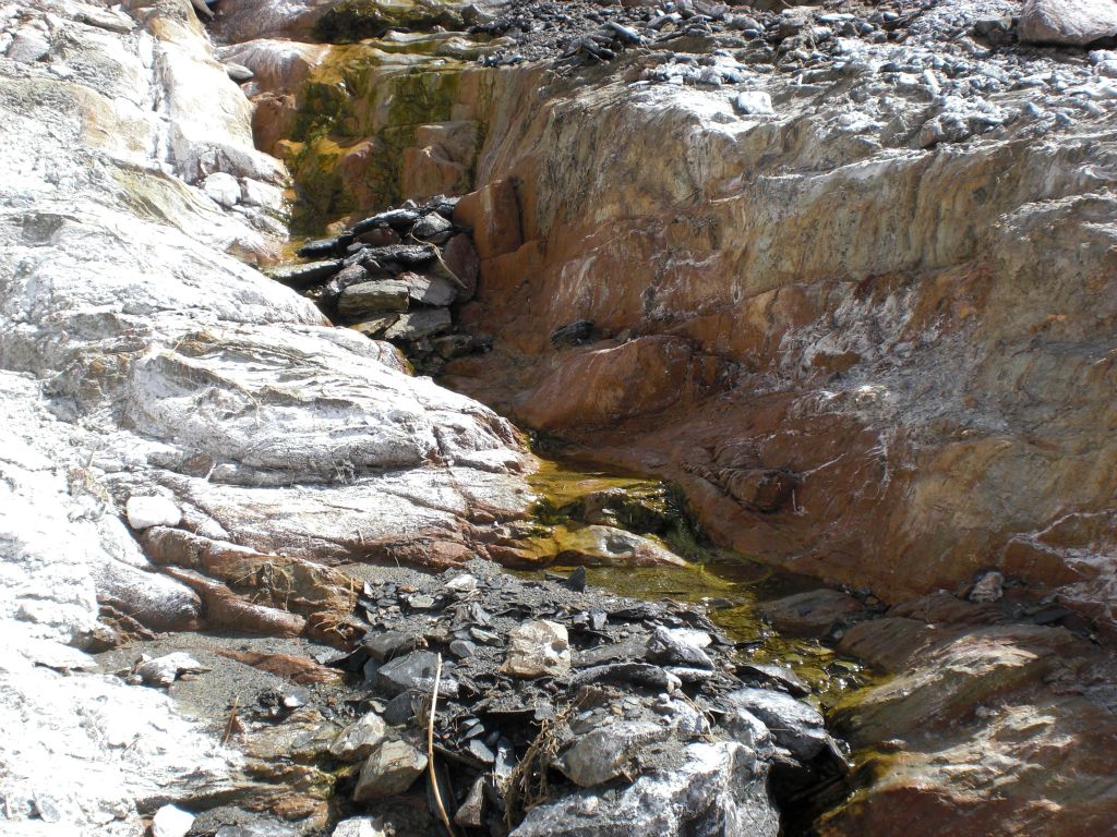 It's good that this source of water is so isolated and thus protected in behalf of Bighorn sheep and perhaps mountain lions: