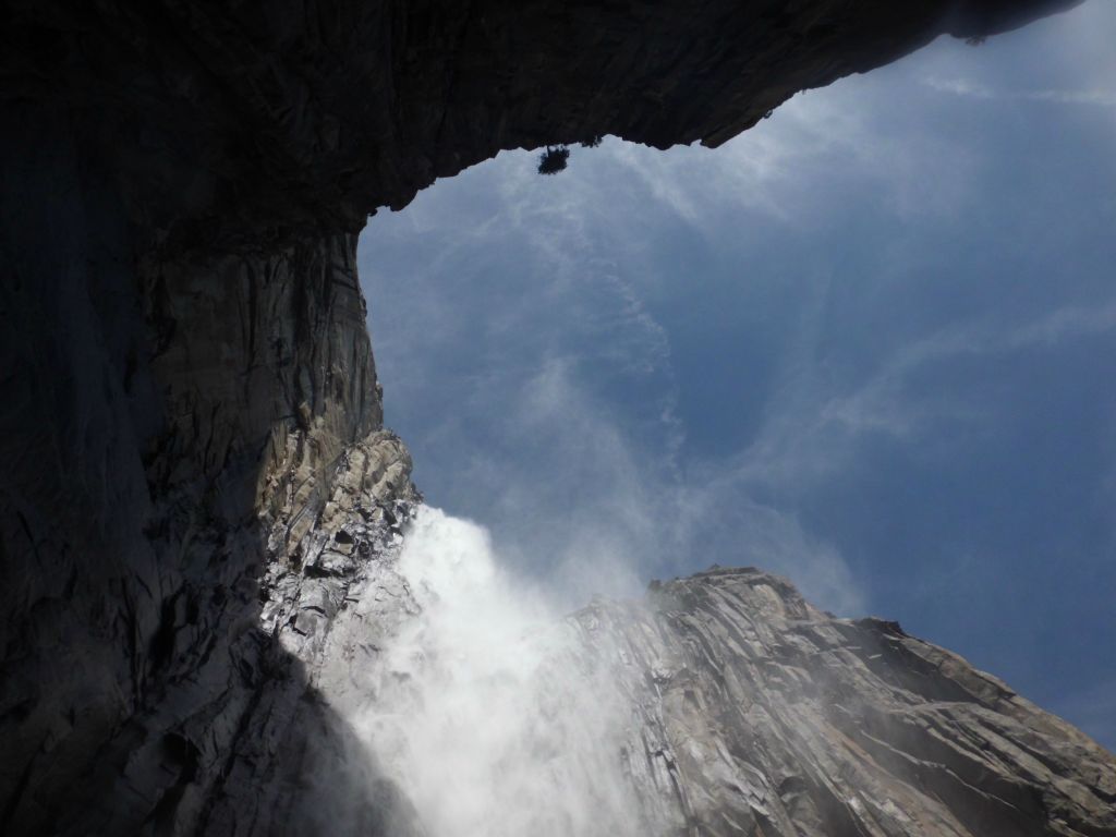 This view looking straight up from near the base reveals the outline of the box amphitheater.  This is truly a special place: