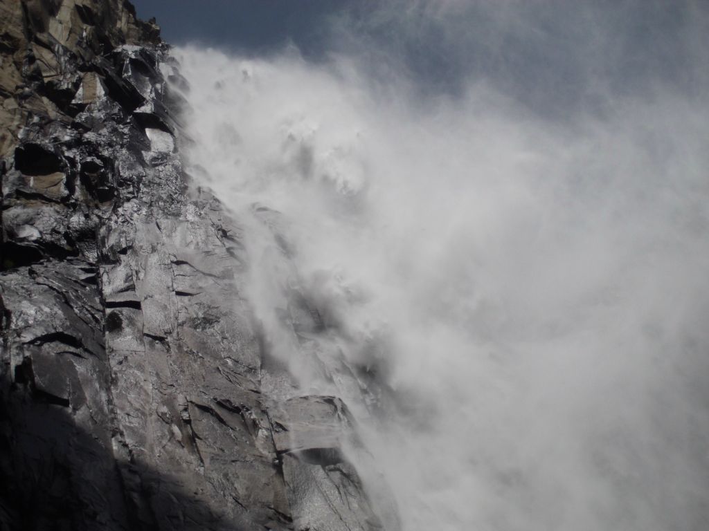 Higher up, right at the end of the canyon, I got the best view possible of Ribbon Fall: