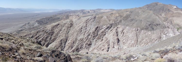 Panoramic of Hall Canyon gorge