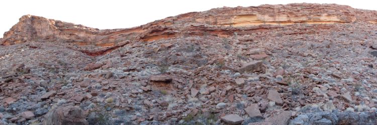 Red Amphitheater panoramic from ground level